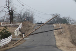 Storm damage